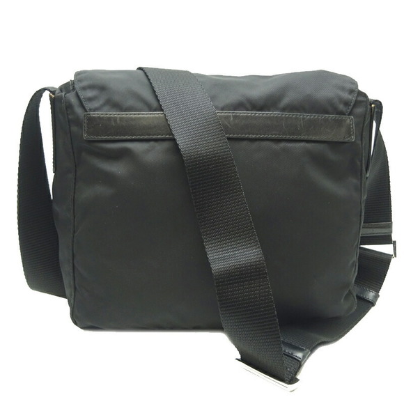 Prada Shoulder Nylon Bag Black - Picture 1 of 10